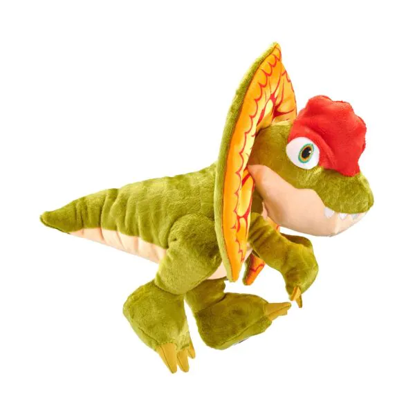 Schmidt Spiele Jurassic World: Dominion - Dilophosaurus, 25 cm, Plüschfigur Nur noch ein Tag übrig