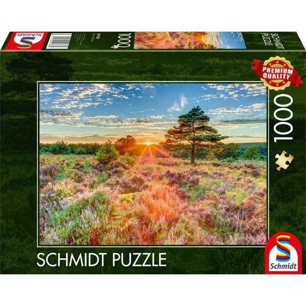 Schmidt Spiele Heide im Sonnenuntergang, 1.000 Teile Puzzle