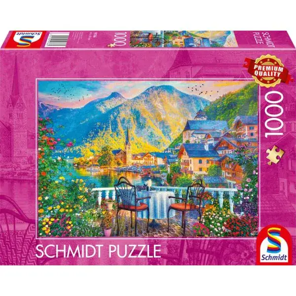 Schmidt Spiele Malerisches Hallstatt, 1.000 Teile Puzzle