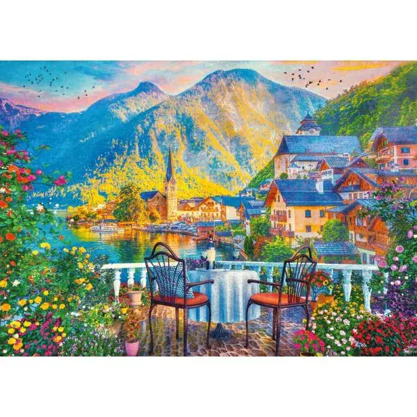 Schmidt Spiele Malerisches Hallstatt, 1.000 Teile Puzzle Vatertagsangebot