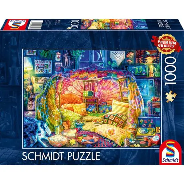 Schmidt Spiele Gemütliche Höhle, 1.000 Teile Puzzle
