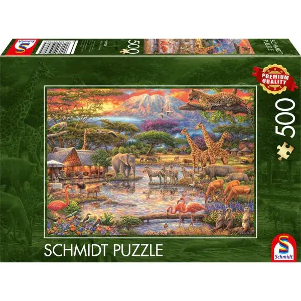 Schmidt Spiele Paradies am Kilimandscharo, 500 Teile Puzzle
