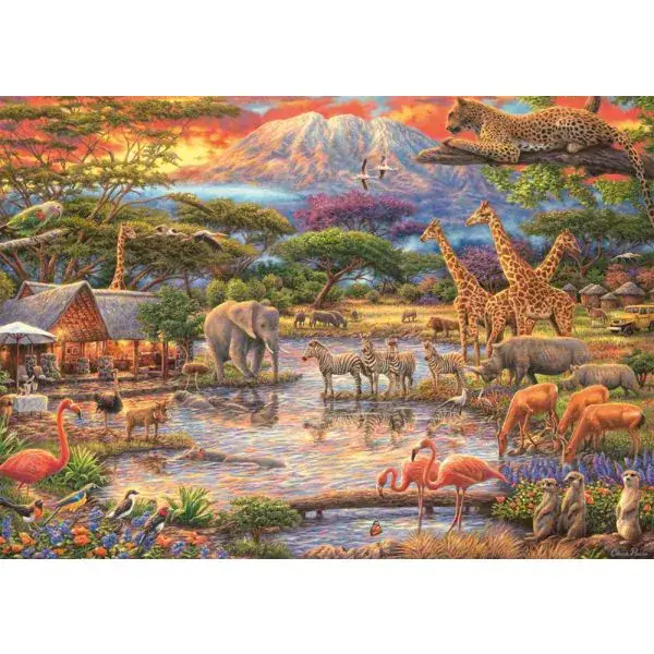Schmidt Spiele Paradies am Kilimandscharo, 500 Teile Puzzle Top Angebot