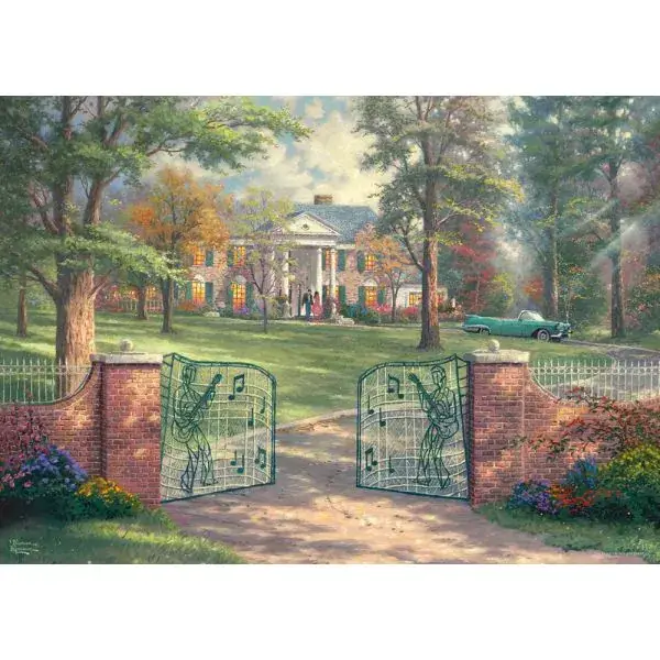 Schmidt Spiele Thomas Kinkade Studios: Graceland®, 50th Anniversary, 1.000 Teile Puzzle Online Outlet