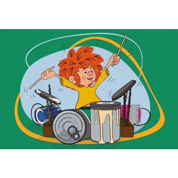 Schmidt Spiele Pumuckl: Pumuckl spielt Schlagzeug, 60 Teile Kinderpuzzle Letzte 3 Tage