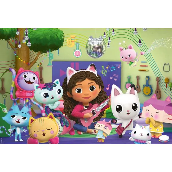 Schmidt Spiele Gabby's Dollhouse: Miau-ziger Partyspaß, 40 Teile Kinderpuzzle Auslauf
