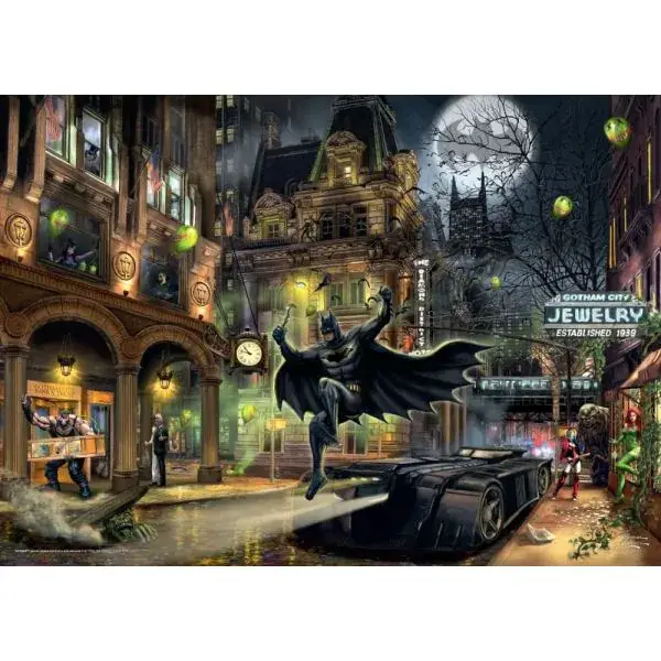 Schmidt Spiele Thomas Kinkade Studios: Batman™ Gotham City™, 1.000 Teile Puzzle Flash Sale