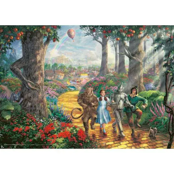 Schmidt Spiele Thomas Kinkade Studios: Der Zauberer von Oz, Warner Bros. - Follow the Yellow Brick Road, 1.000 Teile Puzzle Top Angebot
