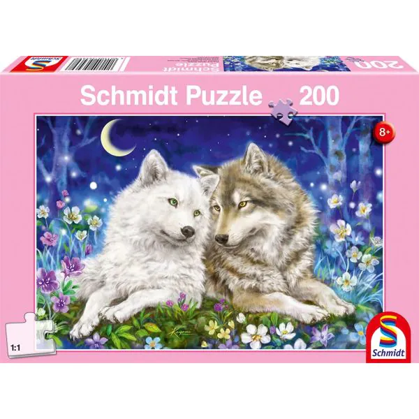 Schmidt Spiele Kuschelige Wolfsfreunde, 200 Teile Kinderpuzzle Kostenlose Rückgabe