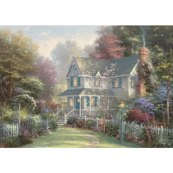Schmidt Spiele Thomas Kinkade Studios: Victoria Garden II in der Nostalgie Metalldose, 500 Teile Puzzle Black Friday Preise