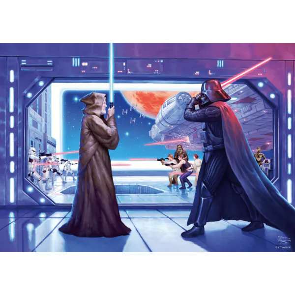 Schmidt Spiele Thomas Kinkade Studios: Star Wars - Obi Wan's letzter Kampf, 1.000 Teile Puzzle Verkauf