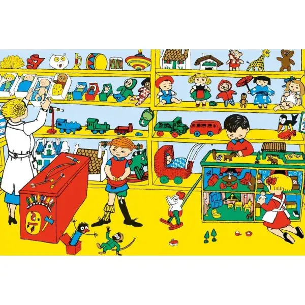 Schmidt Spiele Pippi™ Langstrumpf: Ich mache mir die Welt, wie sie mir gefällt, 3x48-teiliges Kinderpuzzle Begrenztes Angebot