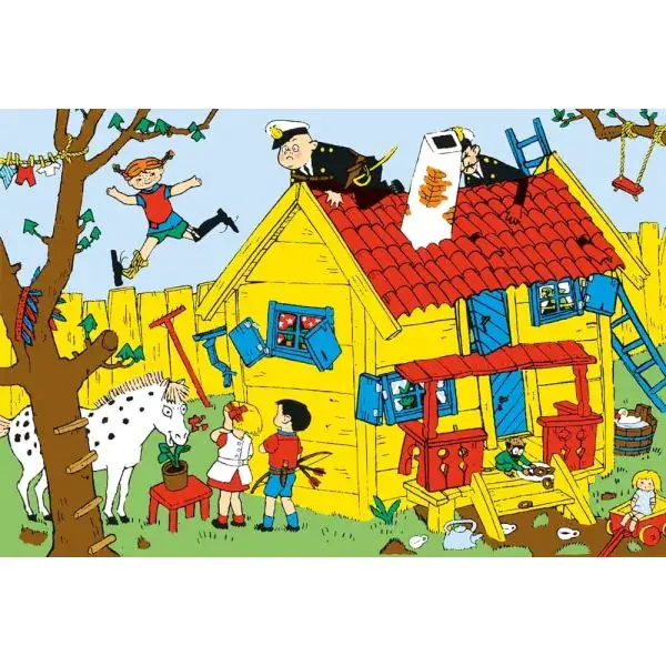 Schmidt Spiele Pippi™ Langstrumpf: Pippi und die Villa Kunterbunt, 150 Teile Kinderpuzzle Preisnachlass