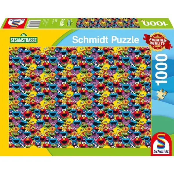 Schmidt Spiele Sesamstrasse®: Wer, wie, was?, 1.000 Teile Puzzle Osterangebot