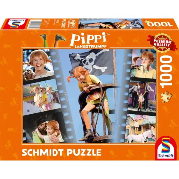 Schmidt Spiele Pippi™ Langstrumpf: Sei frech und wild und wunderbar, 1.000 Teile Puzzle Valentinstagsangebot