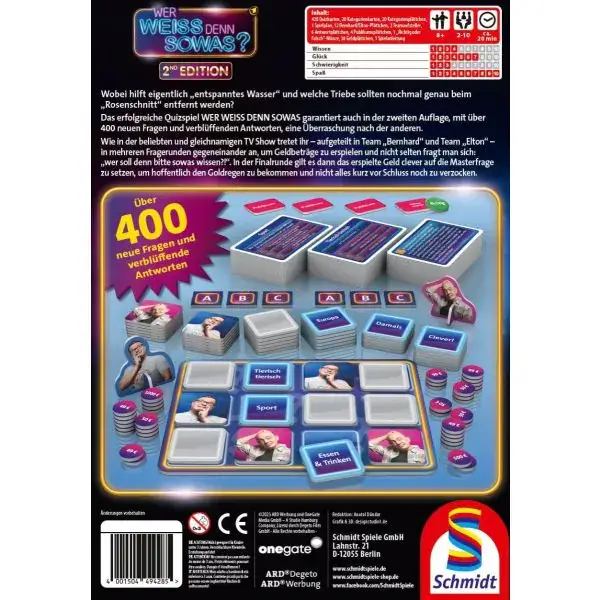 Schmidt Spiele Wer weiss denn sowas? 2nd Edition, Familienspiel Große Rabatte