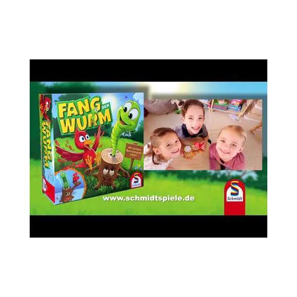 Schmidt Spiele Fang den Wurm, Kinderspiel Zeitbegrenzte Promotion