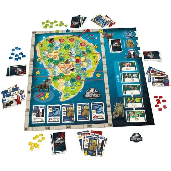 Schmidt Spiele Jurassic World: Rückkehr zur Isla Nublar, Familienspiel Super Rabatt