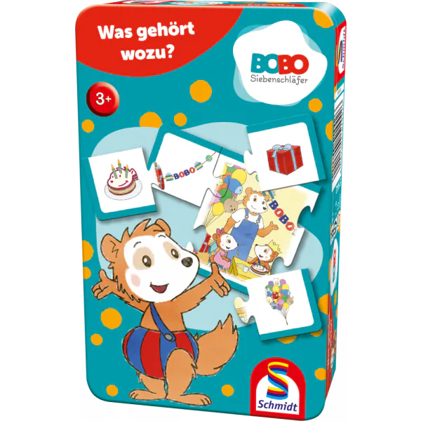 Schmidt Spiele Bobo Siebenschläfer, Was gehört wozu? Speichern exportieren