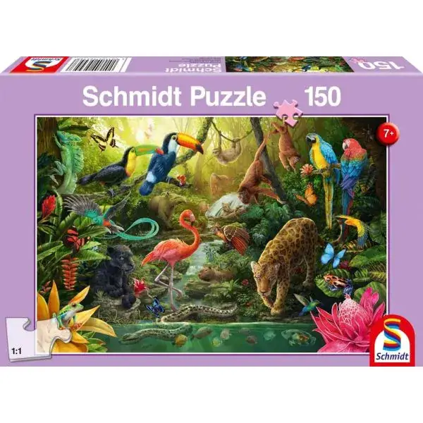 Schmidt Spiele Urwaldbewohner, 150 Teile Kinderpuzzle Bis zu 50% Rabatt