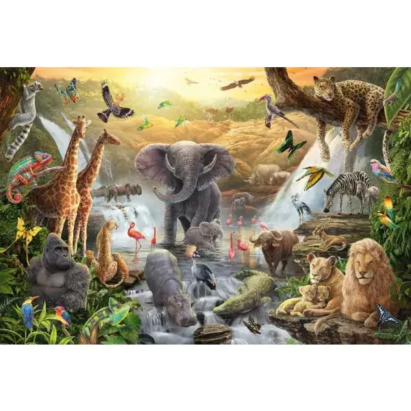 Schmidt Spiele Tiere in Afrika, 60 Teile Kinderpuzzle Bis zu 65% Rabatt