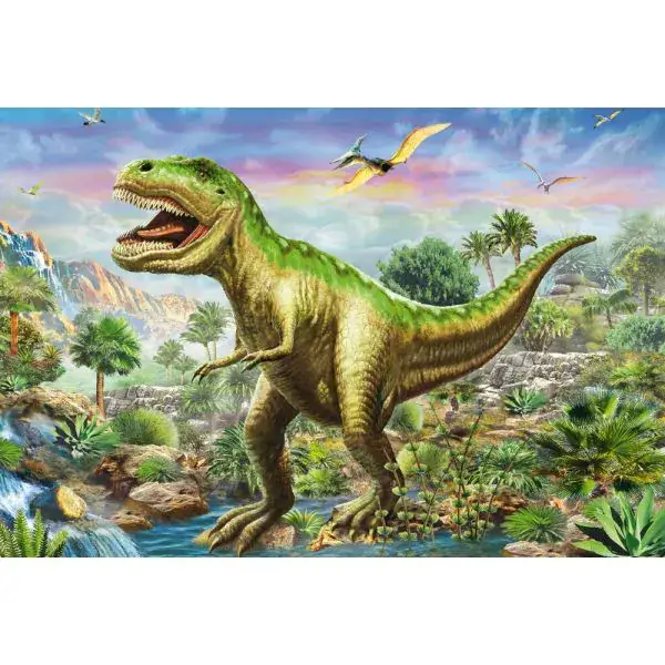 Schmidt Spiele Abenteuer mit den Dinosauriern, 3x48-teiliges Kinderpuzzle Fabrikverkauf