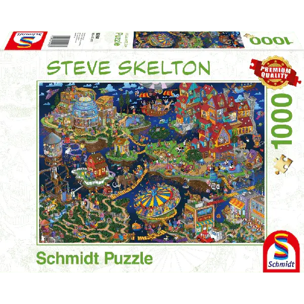 Schmidt Spiele Steve Skelton: Verrückte Welt, 1.000 Teile Puzzle Günstig kaufen