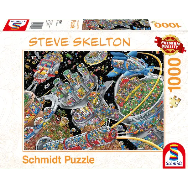 Schmidt Spiele Steve Skelton: Weltall-Kolonie, 1.000 Teile Puzzle Versandkostenfrei