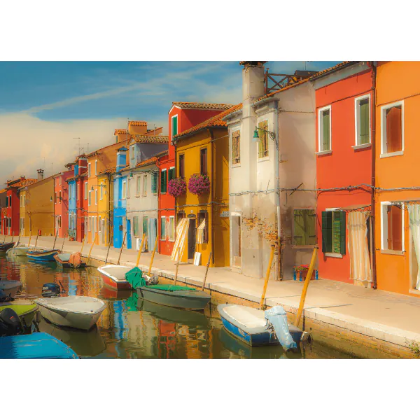 Schmidt Spiele Bunte Häuser der Insel Burano, 1.000 Teile Puzzle Valentinstagsangebot
