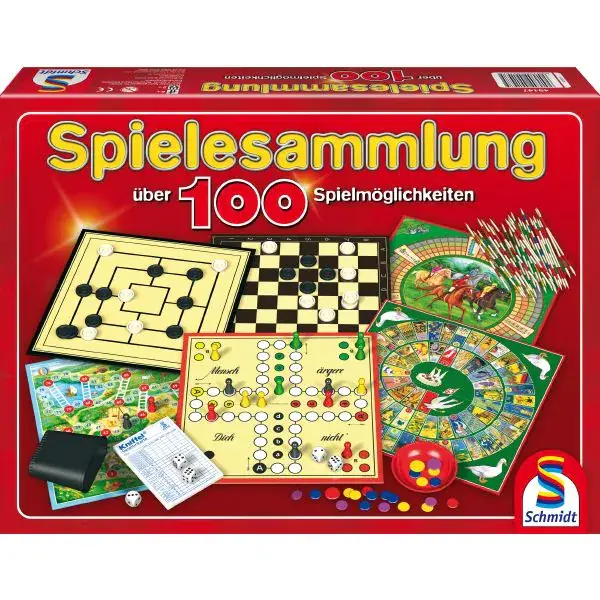 Schmidt Spiele Spielesammlung - 100 Spielmöglichkeiten Bis zu 50% Rabatt