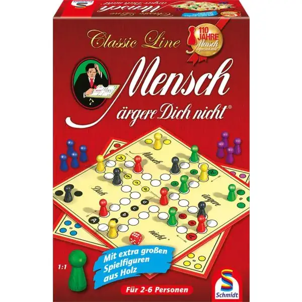 Schmidt Spiele Mensch ärgere Dich nicht® mit großen Spielfiguren Nur noch ein Tag übrig