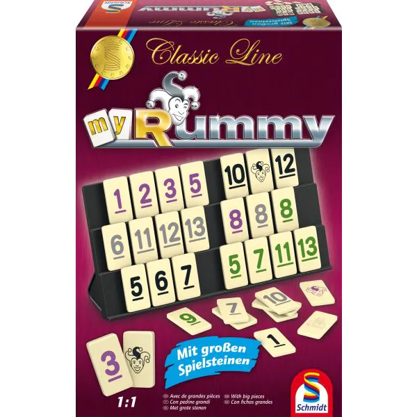 Schmidt Spiele MyRummy® mit großen Spielfiguren Verkauf