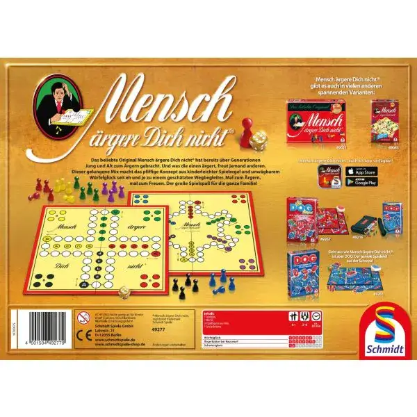 Schmidt Spiele Mensch ärgere Dich nicht® – Gold-Edition Hotsell