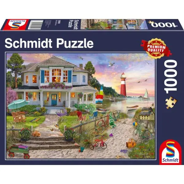 Schmidt Spiele Das Strandhaus, 1.000 Teile Puzzle Saisonale Angebote