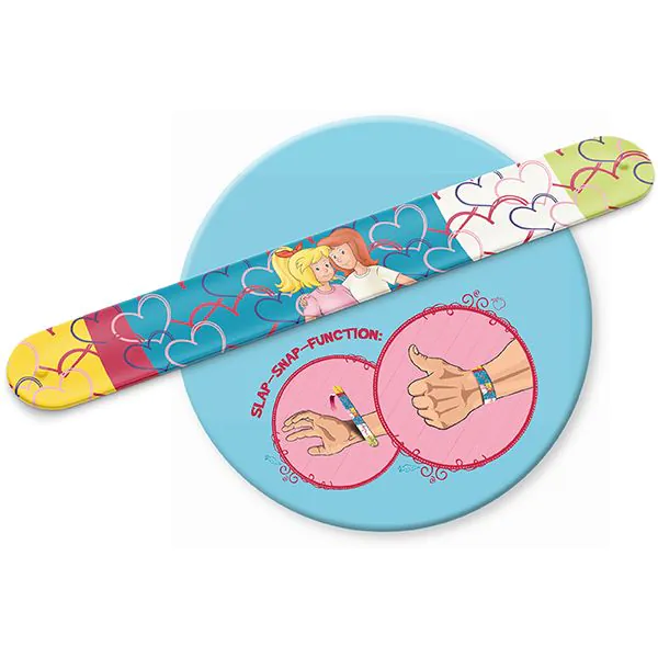 Schmidt Spiele Bibi & Tina: Pferdeglück, 100 Teile Kinderpuzzle mit Add-on (inkl. Slap Snap Band bunt) Nur für heute