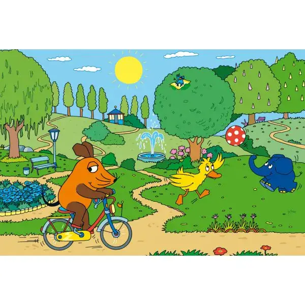 Schmidt Spiele Die Maus: Viel Spaß mit der Maus, 3x48-teiliges Kinderpuzzle Super Rabatt