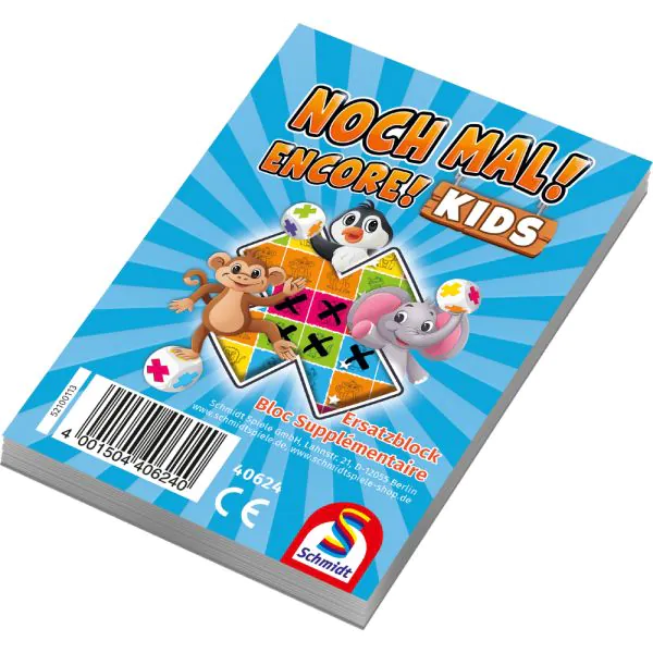 Schmidt Spiele Noch mal! KIDS - Einzelblock (100 Blatt) Rabatt
