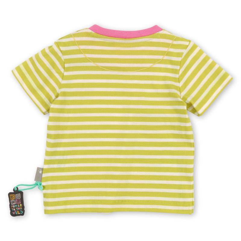 Sigikid Baby T-Shirt geringelt mit Krokodil Motiv Super Rabatt