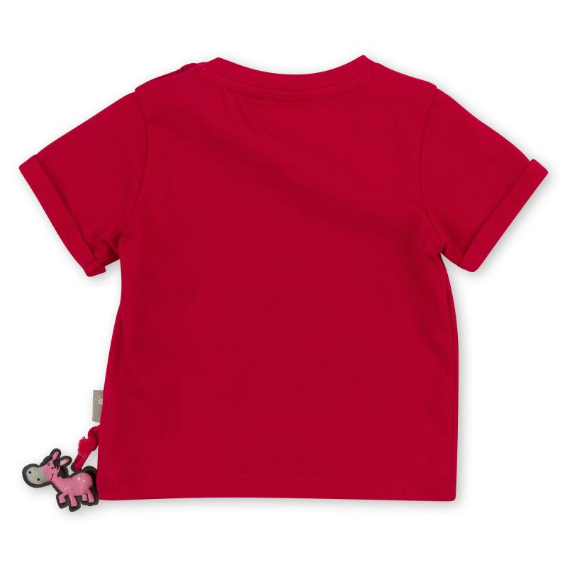 Sigikid Rotes Baby T-Shirt mit Märchenkutsche Motiv Clearance-Verkauf