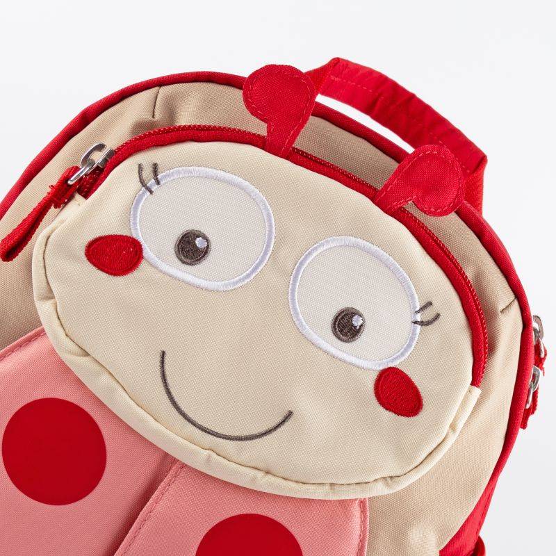 Sigikid Kinder Pfötchen Rucksack Marienkäfer Auslauf