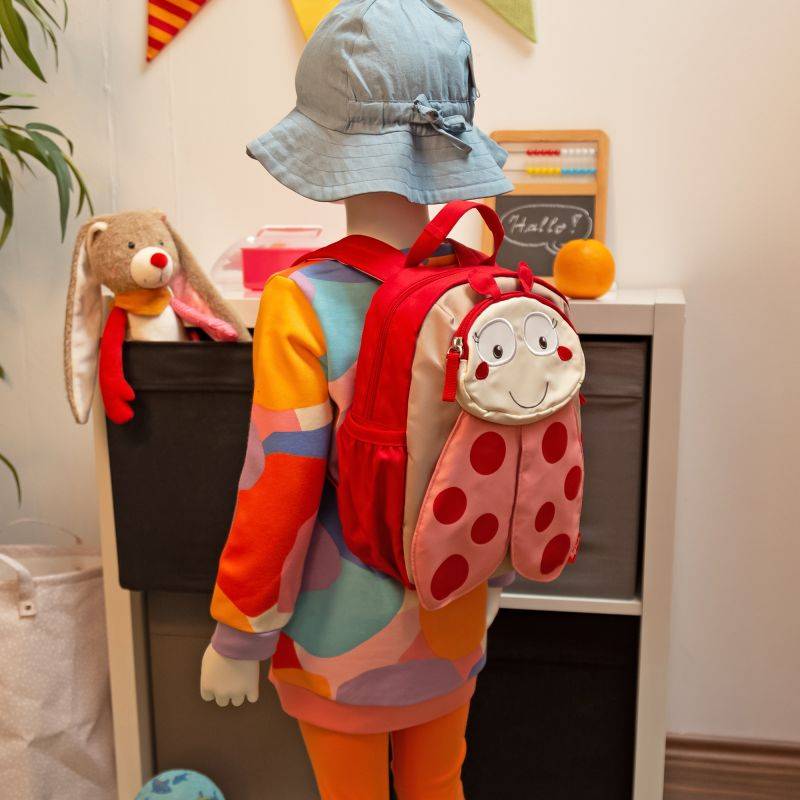 Sigikid Kinder Pfötchen Rucksack Marienkäfer Auslauf
