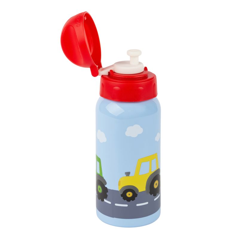 Sigikid Edelstahl Kinder Trinkflasche Traktor, 400ml Weihnachtsangebot