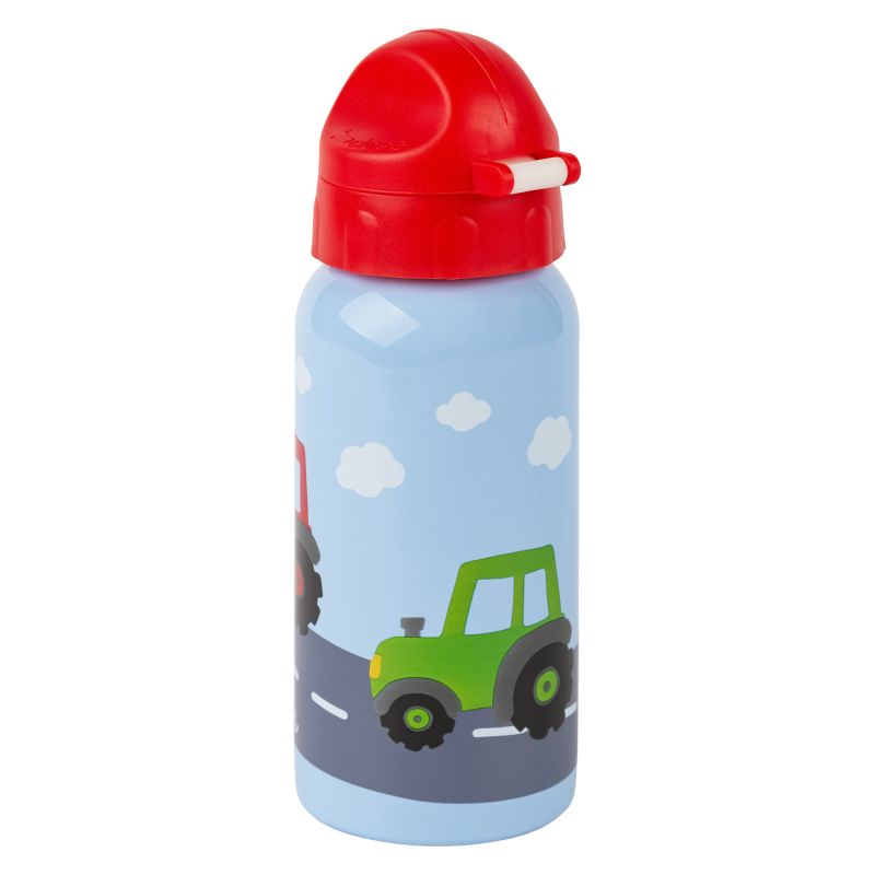 Sigikid Edelstahl Kinder Trinkflasche Traktor, 400ml Weihnachtsangebot