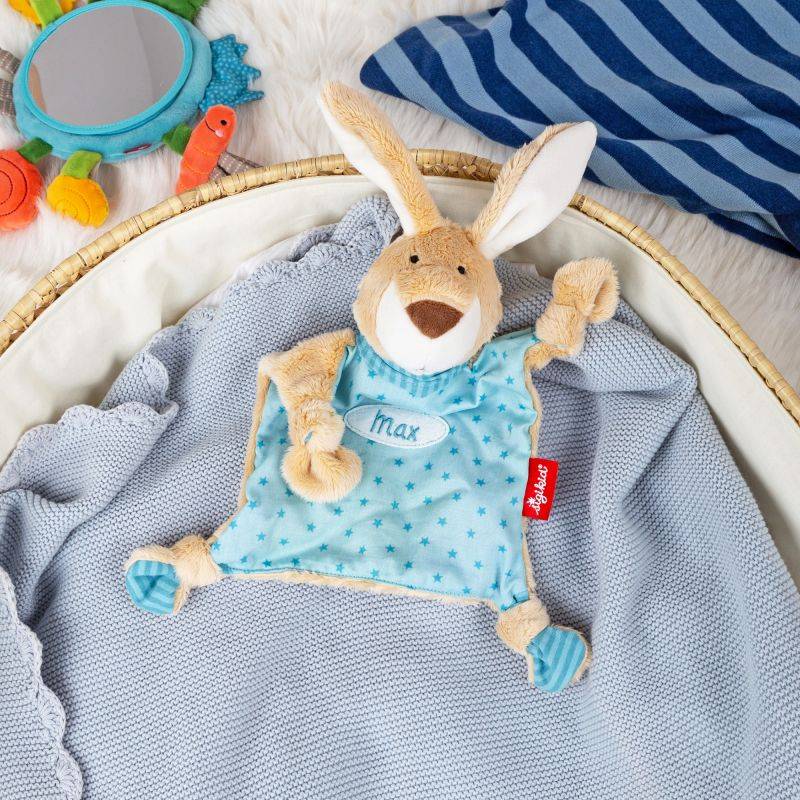 Sigikid Namensschnuffeltuch Hase türkis Letzte 3 Tage
