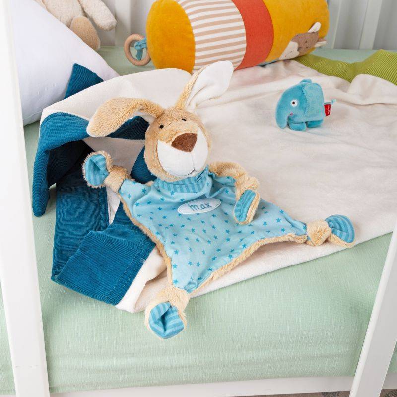 Sigikid Namensschnuffeltuch Hase türkis Letzte 3 Tage