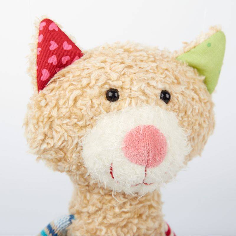 Sigikid Kuscheltier Katze im Patchworkstyle Kostenloser Versand international