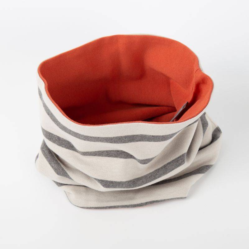 Sigikid Kinder Wendeschal, orange oder grau geringelt Angebote