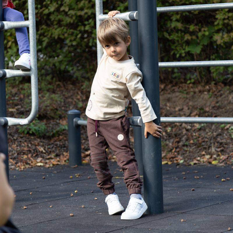 Sigikid Kinder Sweathose, dunkelbraun im Angebot