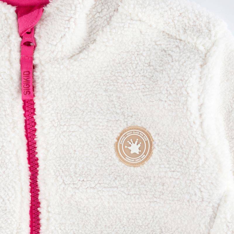 Sigikid Kinder Teddyjacke Crazy Lama, weiß Fabrikverkauf