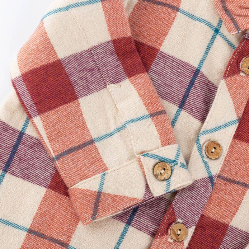 Sigikid Baby Karo Flanellhemd, rot-beige Meist gekauft